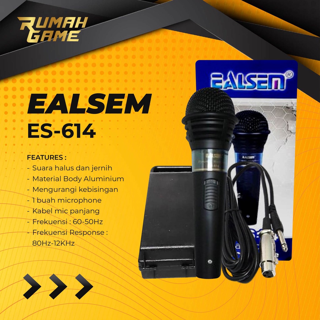 EALSEM Mic Dynamic ES-614 New Product Murah