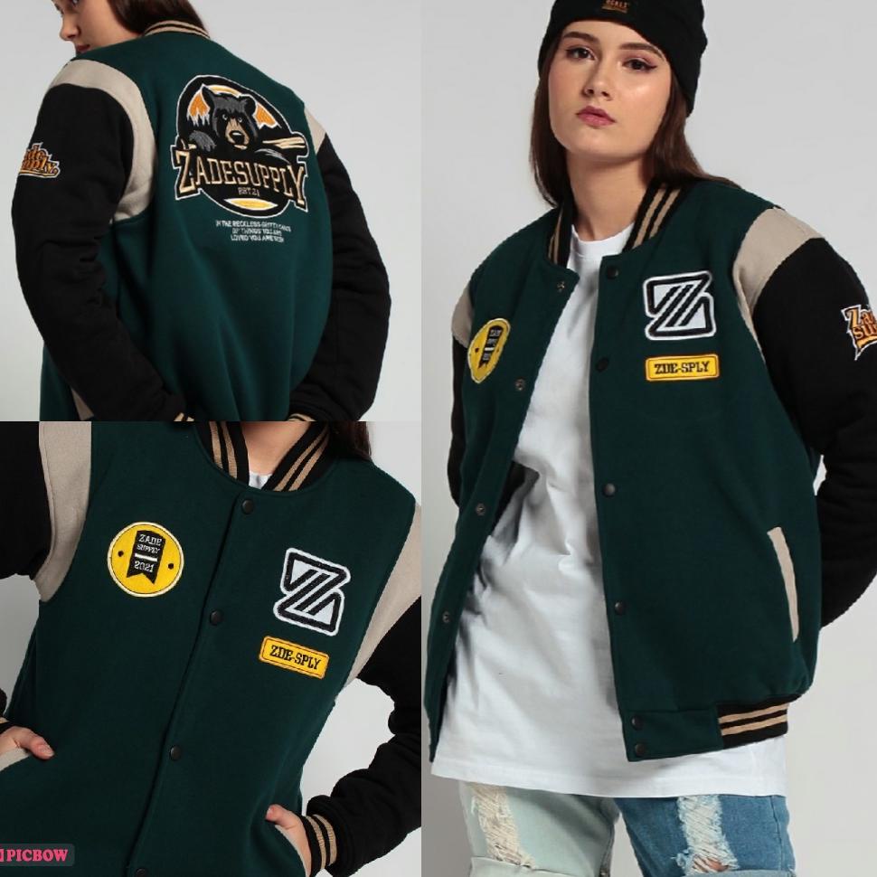 Siap Kirim JAKET BASEBALL VARSITY NEW ARIVALL BRANDED ZADE SUPPLY STORELEGACY