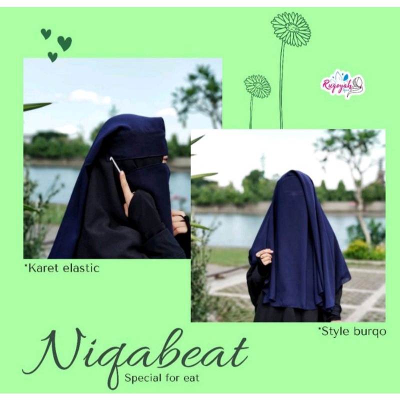 niqab double layer preloved murah niqab yaman cadar burqa