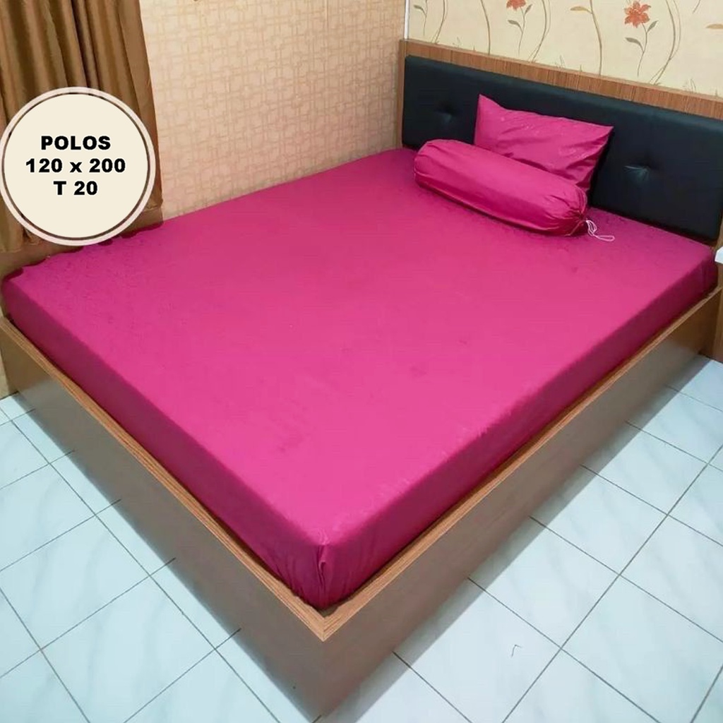 [✅COD] Paket Seprei Sprei 120x200 Dan 2 Sarung Bantal Guling Homemade Katun Embos Polos Perlengkapan Dekorasi Kamar Rumah Terbaru