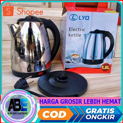 TEKO LISTRIK OTOMATIS LYQ 1,8L TEKO PEMANAS AIR OTOMATIS TEKO LISTRIK PROMO