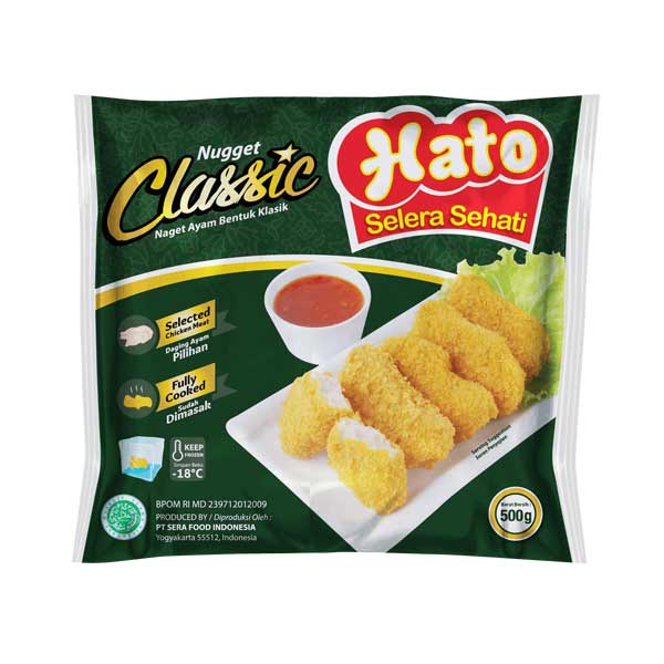 Promo Harga Hato Nugget Classic 500 gr - Shopee