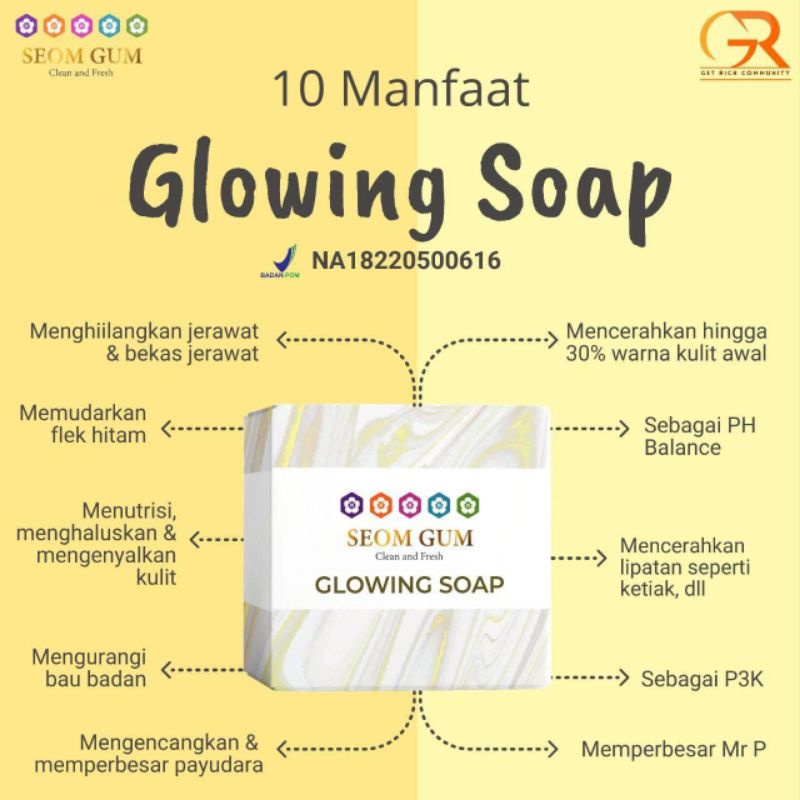 Sabun Seom Gum Kuning