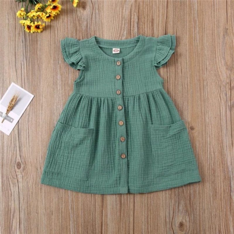 BabyGo DRESS ANAK BAYI SHENNA CRINGKEL PREMIUM 100%cotton