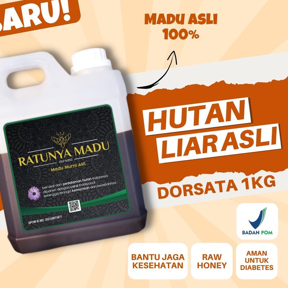 

♪ Asli 100% Tanpa Campuran Murni Original Hutan Liar Dorsata Natural Pure Honey ✤