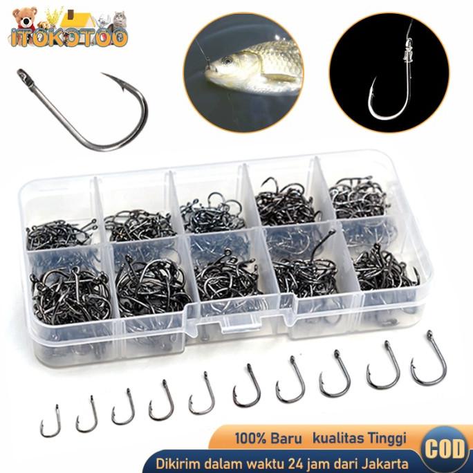 Kail Pancing Set 300pcs 600pcs Mata Kail Pancing Aneka Fishing Hook