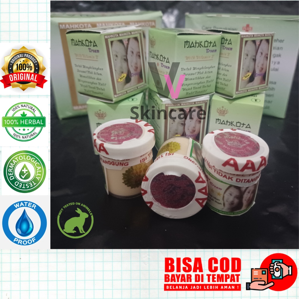 ( 12 pcs ) CREAM MAHKOTA SEGEL 100% ORIGINAL/SP KEMBANG SEGEL / SP MELATI UV WHITENING ORIGINAL