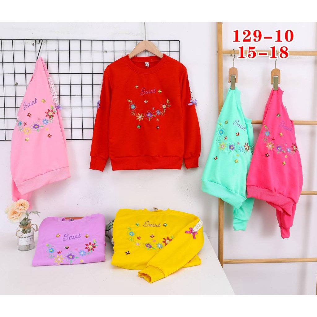 SWEATER  import anak perempuan bahan bagus tebal