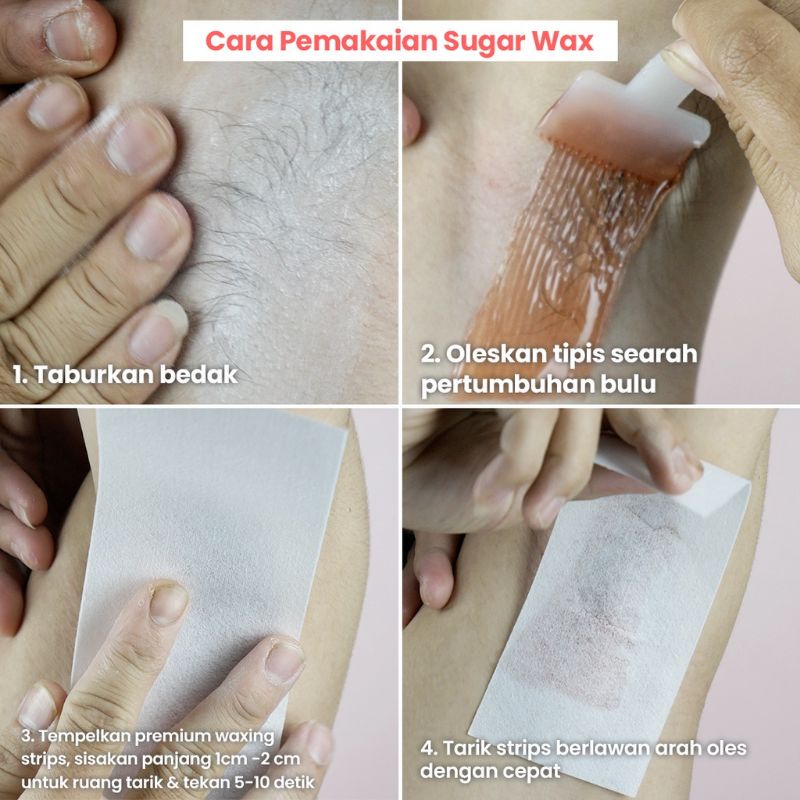 (BPOM) MIRAEL WAXING SUGAR KIT ORIGINAL GROSIR/WAXING KETIAK