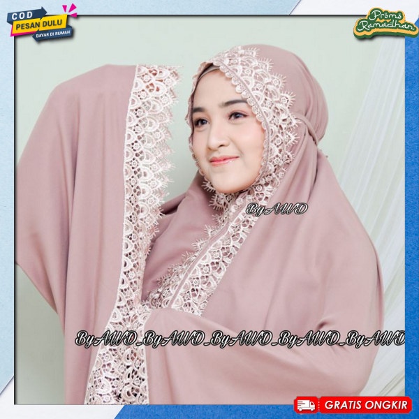 Mokenah Adem Rukoh Jumbo Nukena Perlengkapan Sholat Mukeba Mukena Adem Mukna Premium Rukuh Mujena Te