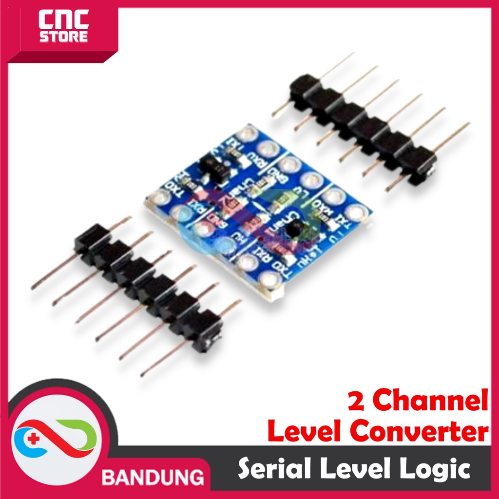 2 CHANNEL I2C SPI TTL SERIAL LOGIC LEVEL CONVERTER 3.3V 5V TTL