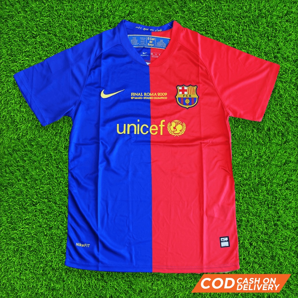 JERSEY BARCELONA HOME FINAL ROMA 2009 JERSEY BARCA JERSEY BOLA BAJU BOLA KAOS BOLA KAOS JERSEY BARCE