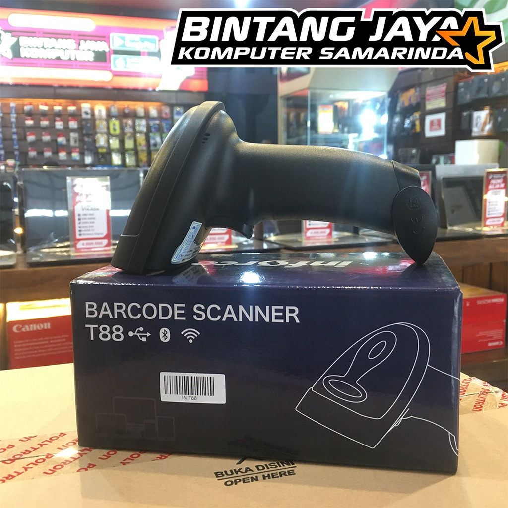 Scanner Barcode Inforce T88 Wireless Bluetooth