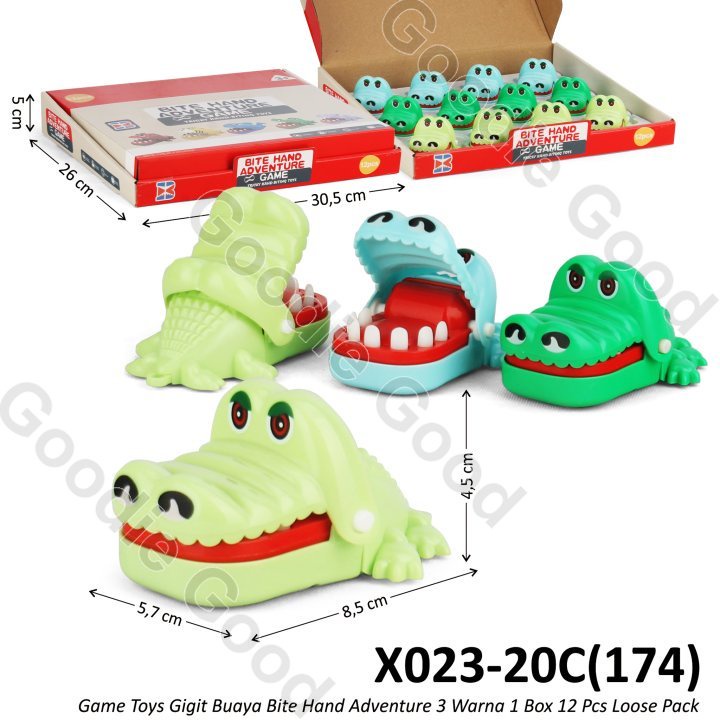 Game Toys Gigit Buaya Bite Hand Adventure