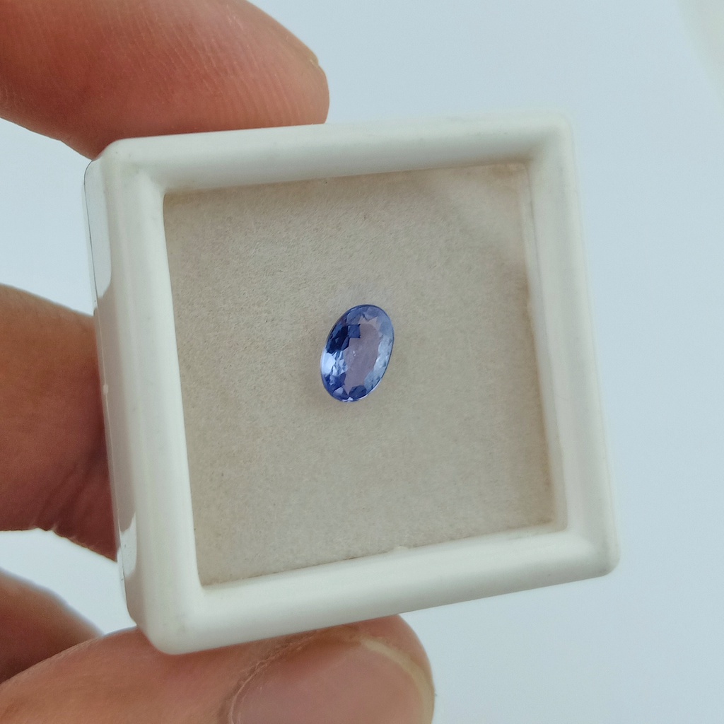 Natural Batu Permata Blue Tanzanite Zoisite Free Memo