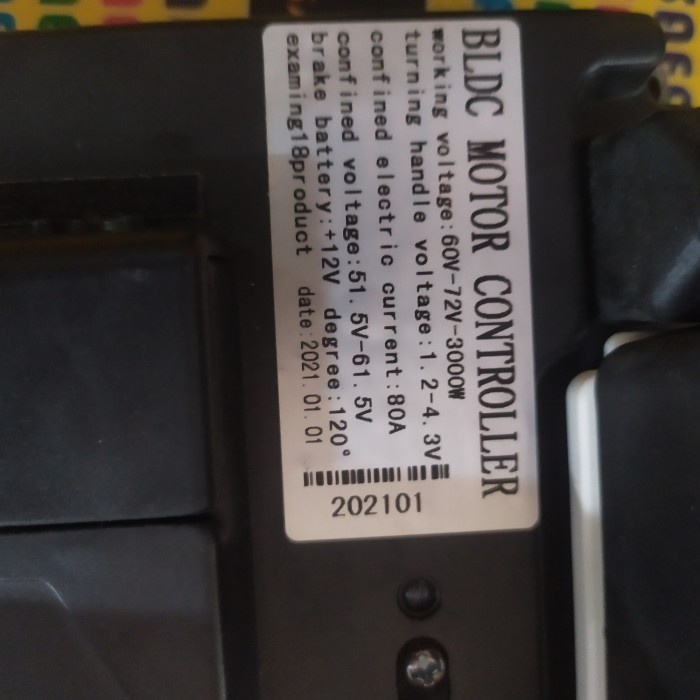 Controller Bldc 60V 72V 3000W Sparepart Motor Listrik #Original