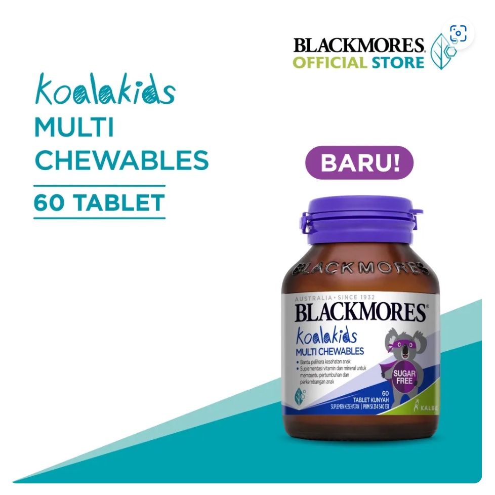 Blackmores Superkids / Koalakids Multi Chewables isi 60 chewable tablet