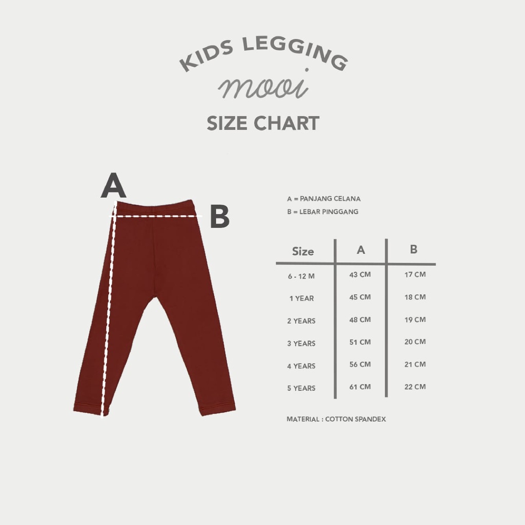 Mooi Baby Legging - Leging bayi/baby legging/leging bayi murah/leging polos