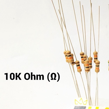 (20 PCS) RESISTOR 1/4 WATT | Resistor Berbagai Macam Ukuran Hambatan (Ohm) Harga Untuk 20 Pcs