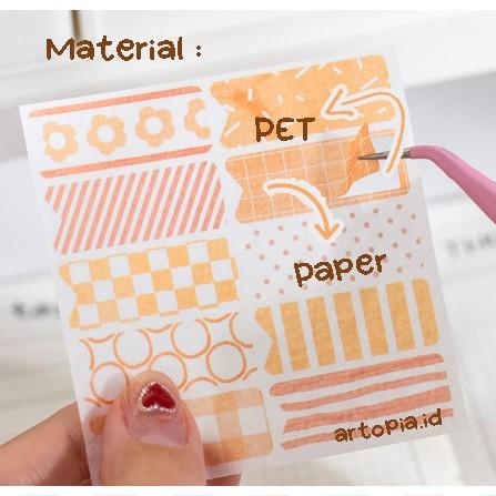 

100 Lembar Washi Set Box Estetik Aesthetic / Tape Masking