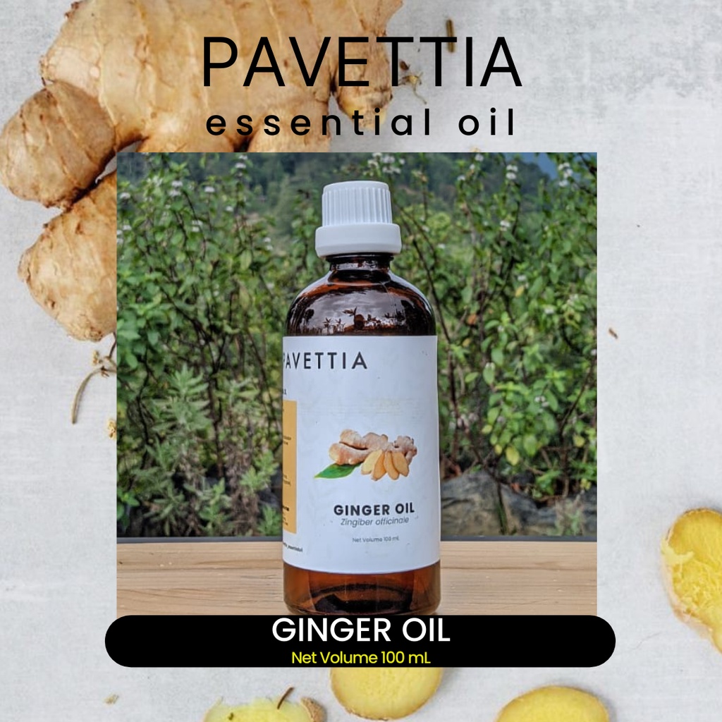 100 ml - minyak atsiri jahe / ginger essential oil (Zingiber officinale)