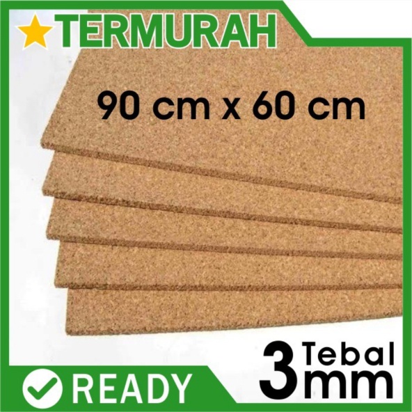 

Promo Cork Board 3mm Pin sheets Sheet gabus lembaran patah polos mading Murah