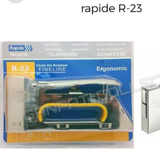 Terlaris Staples Staples Gun Tacker Hekter Rapide/R-23 Staples Tembak Manual R-23