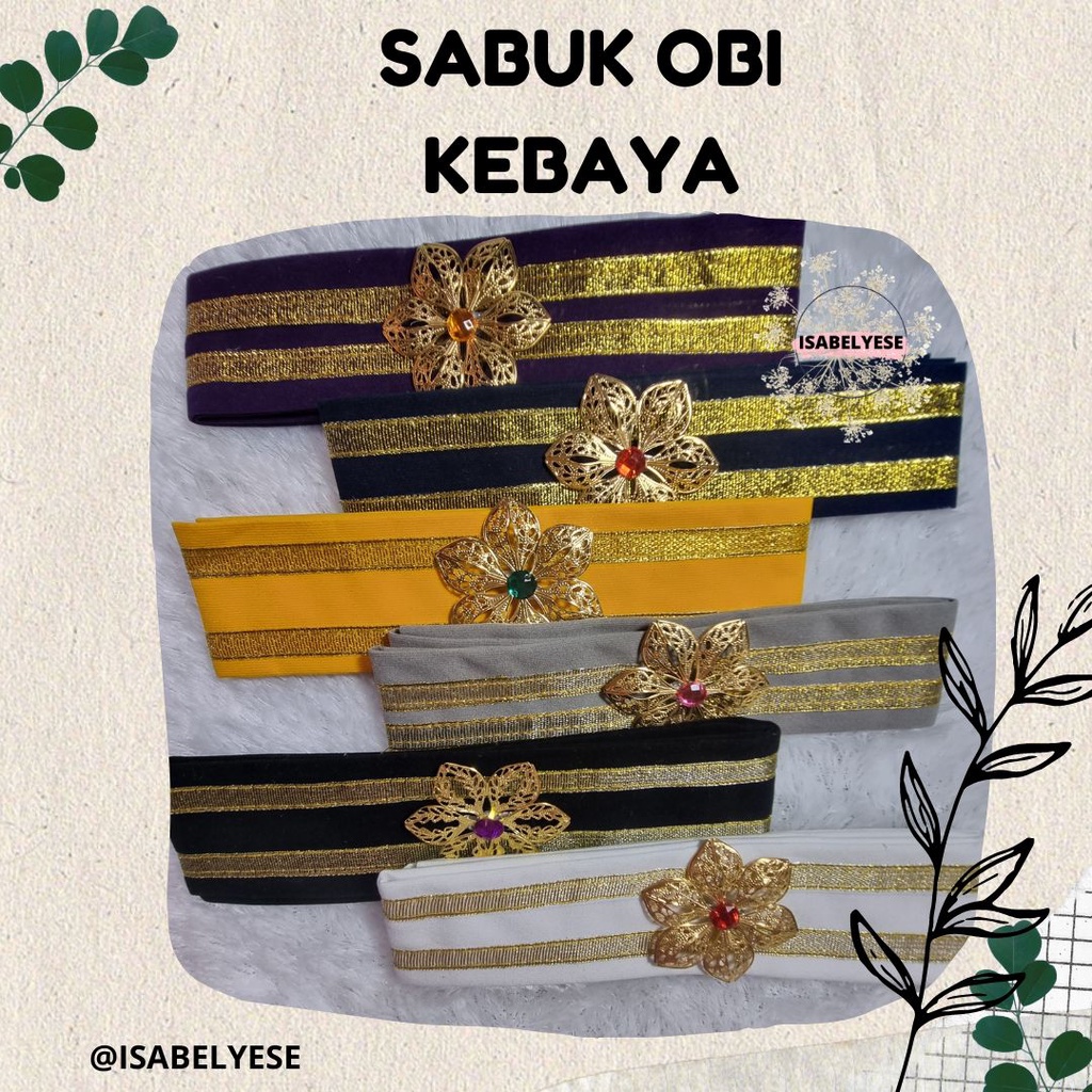 ✔❤ Ikat pinggang kebaya bali khas Indonesia bali || Sabuk Obi || obi bludru ikat pinggang kebaya || 