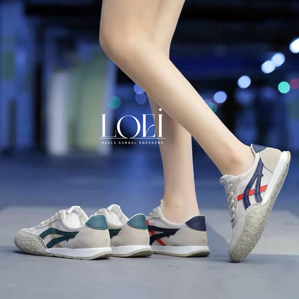 23802 Sepatu Import Wanita Terbaru Sneakers Kekinian