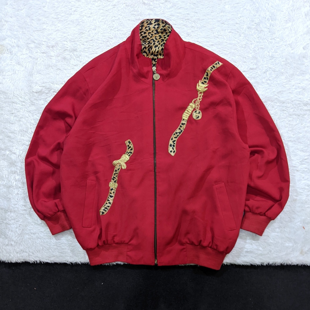 370 - Jaket Bomber Vintage Pria Dewasa Second Murah Bekas Original