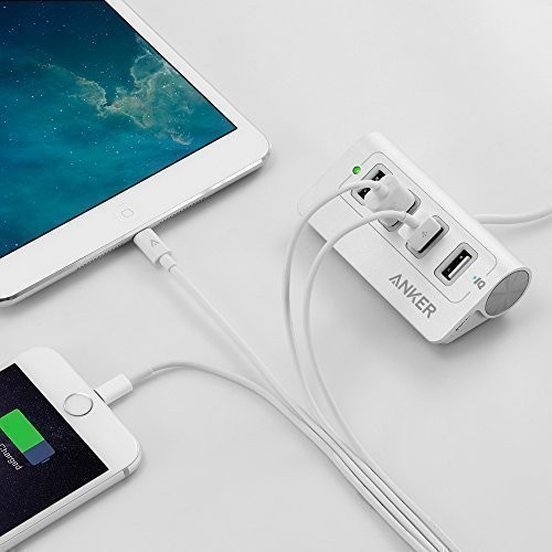 Anker 30W 4 Port Dekstop Charger Aluminum - A2125