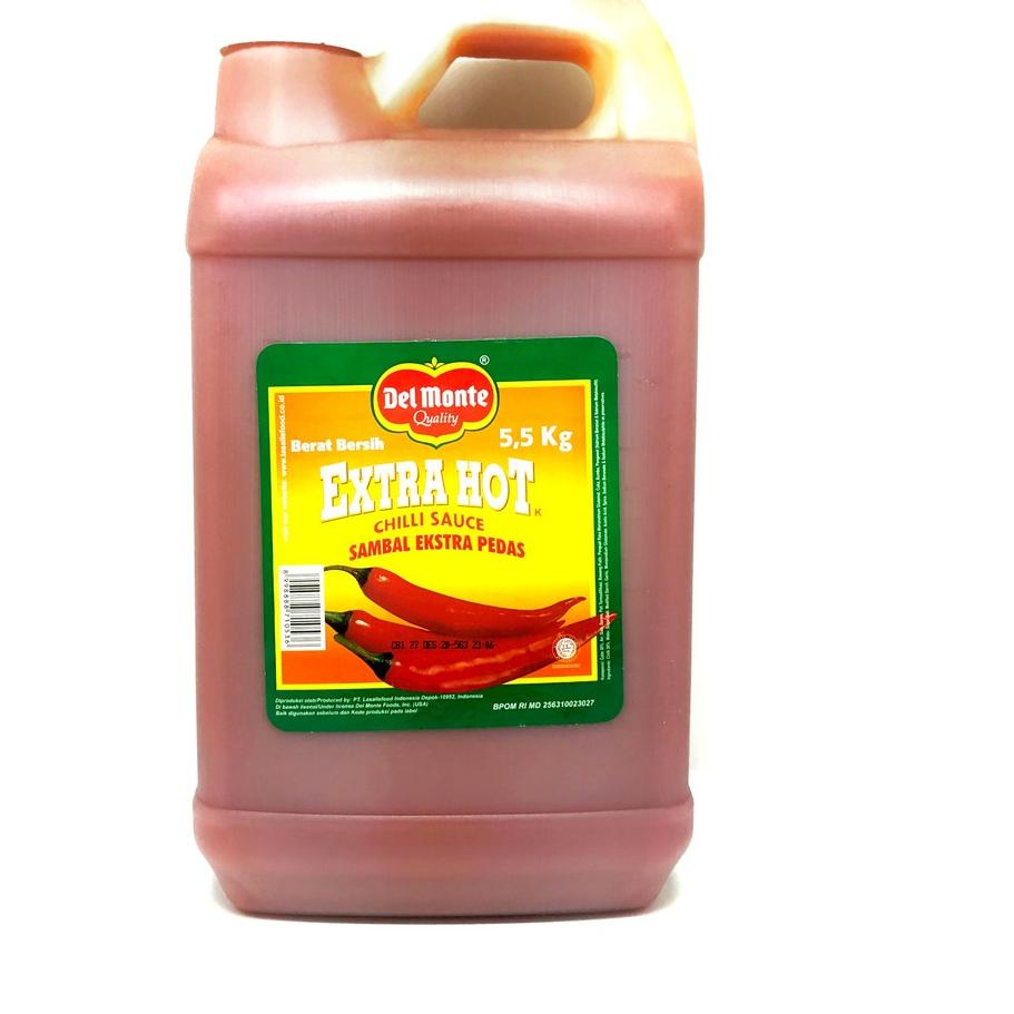 

♦ DELMONTE SAUS SAMBAL GALON EXTRA HOT 5,5KG ☎