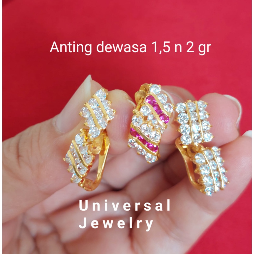 Anting Dewasa Emas Muda