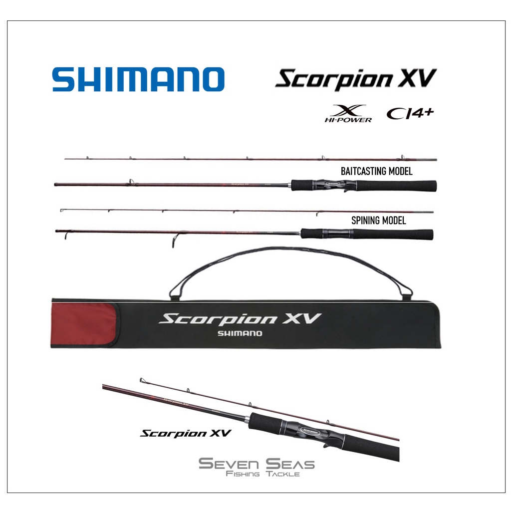 Shimano Scorpion XV Casting Rod Joran Kolam Empang Ikan Mas