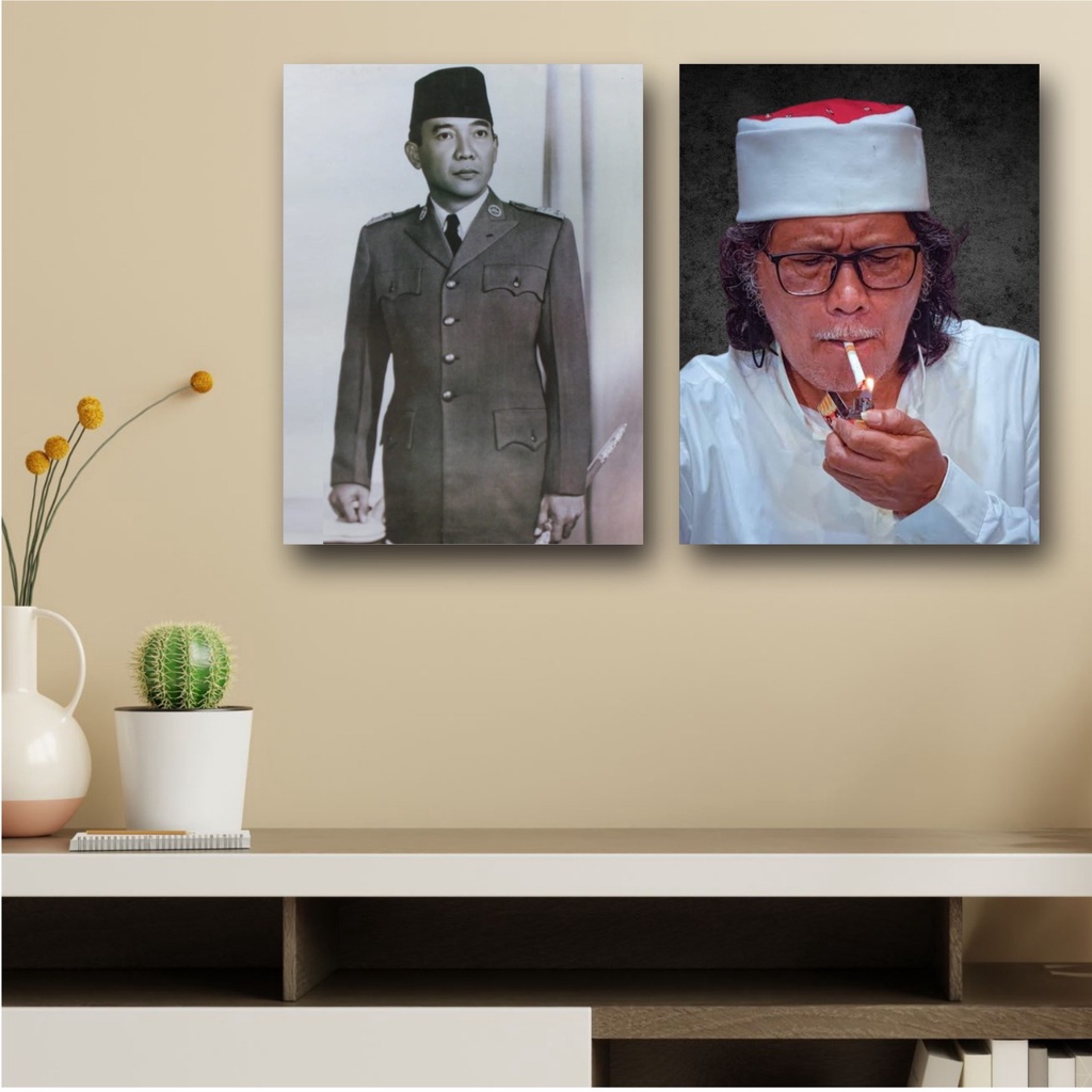 Hiasan Dinding Custom foto ulama, kyai & tokoh