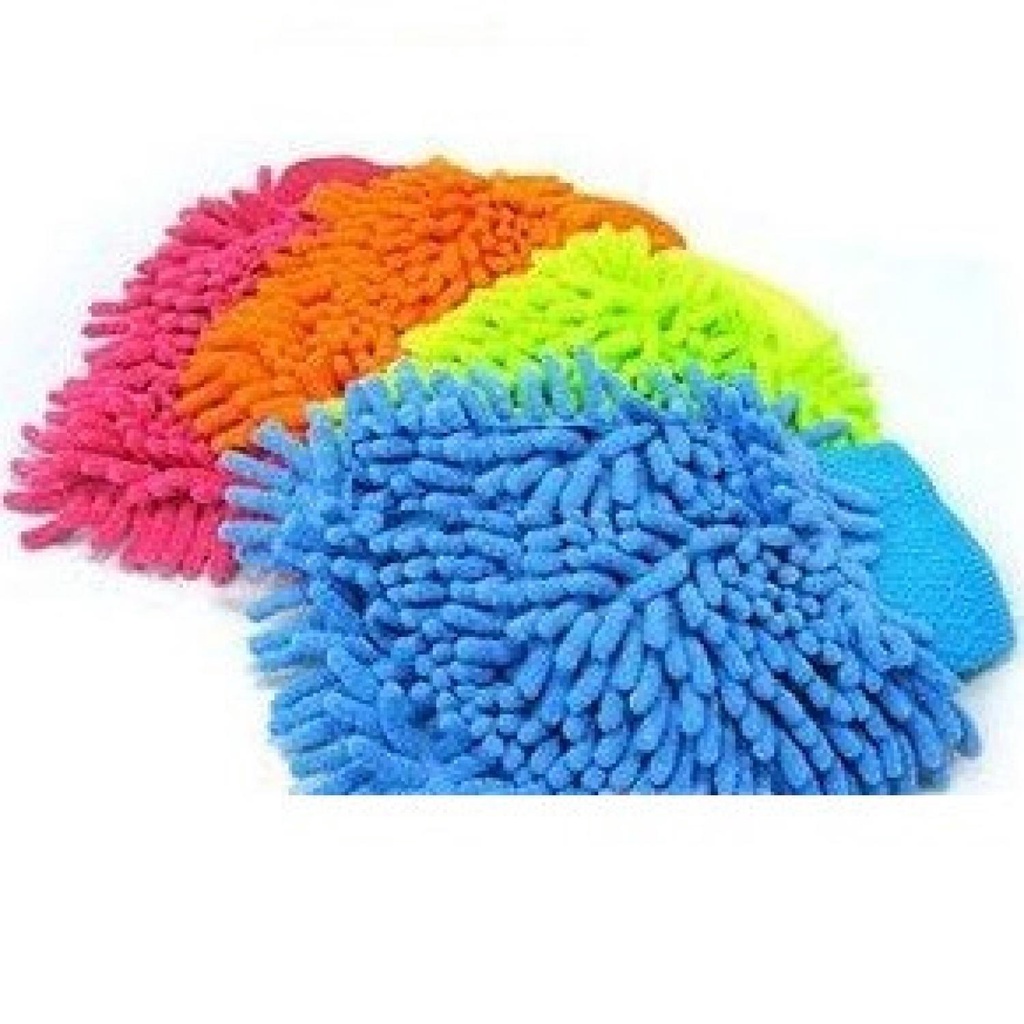 (BISA COD) FTIHSHP VODOOL Microfiber Cleaning Glove Sarung Tangan Pembersih Debu - 14637