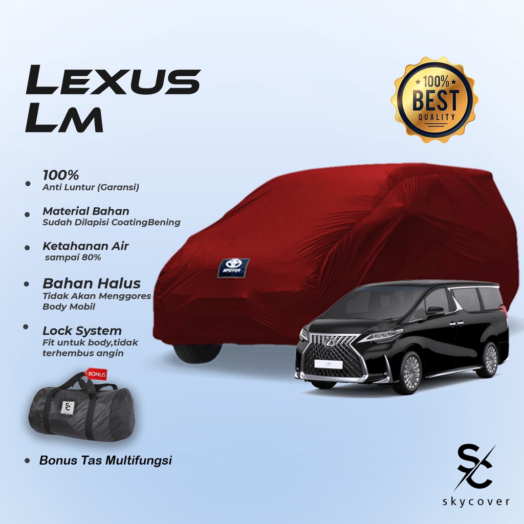 Cover Mobil Lexus LM Sarung Selimut Mobil Lexus LM