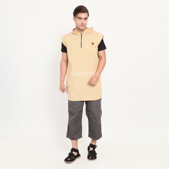 Rompi Sholat BAJU KOKO GAMIS PAKISTAN ROSAL(ROMPI SHOLAT) HODDIE ZAYIDAN SIZE JUMBO - Kuning Gadiing