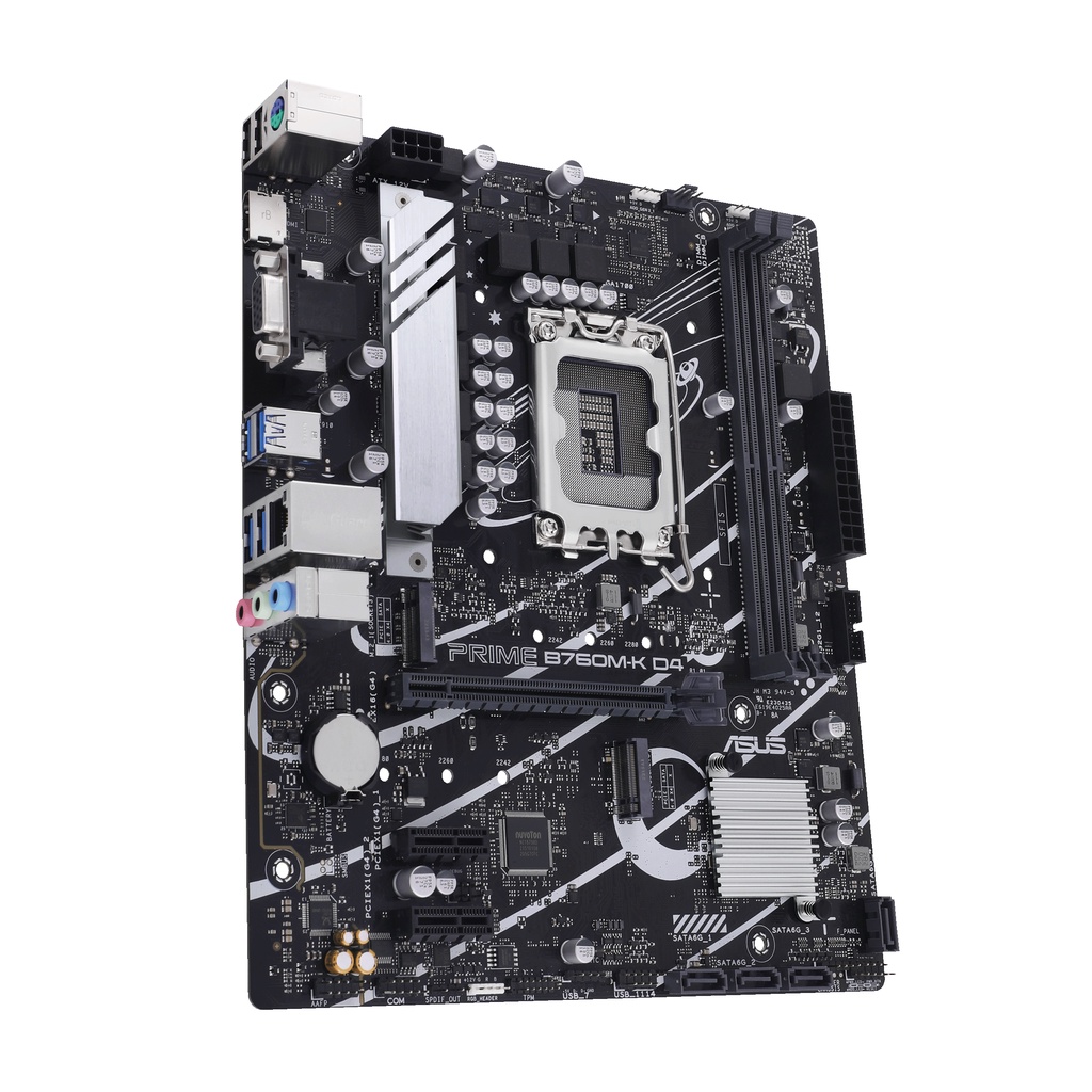 ASUS PRIME B760M-K D4 | MOTHERBOARD INTEL B760 LGA1700 DDR4 mATX