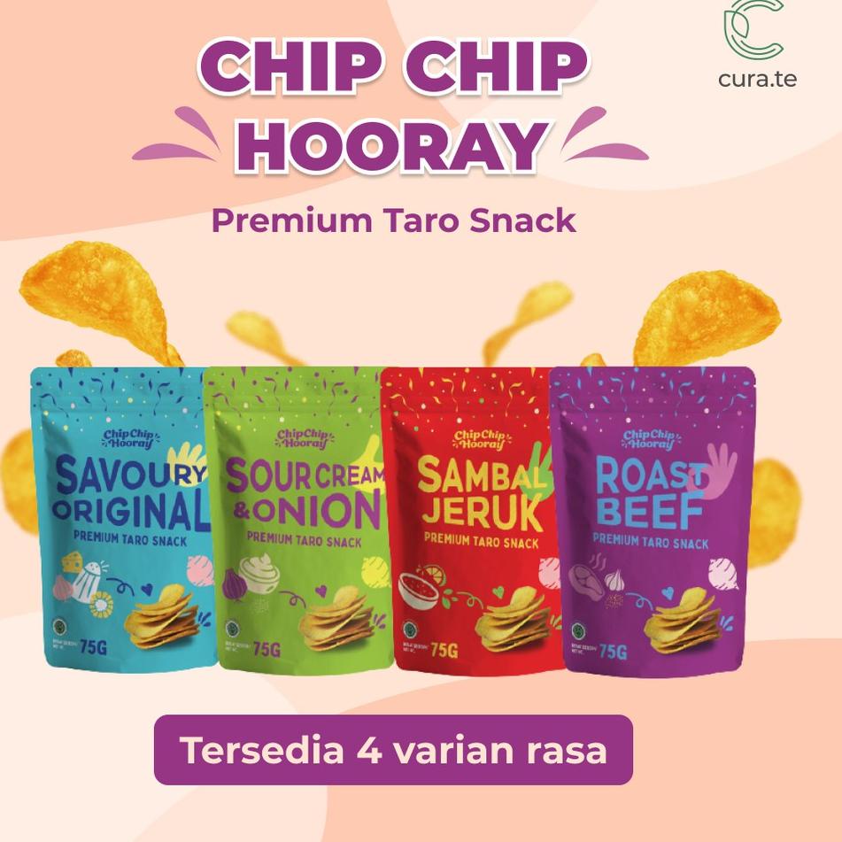

⚡GROSIR⚡ CHIP CHIP HOORAY KERIPIK TALAS PREMIUM | TARO SNACK CEMILAN MAKANAN DIET KRIPIK