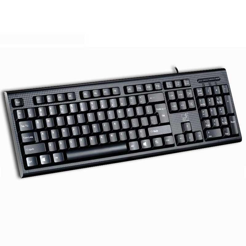 Keyboard USB Business Office Home Wired Desktop - Q9 - Black