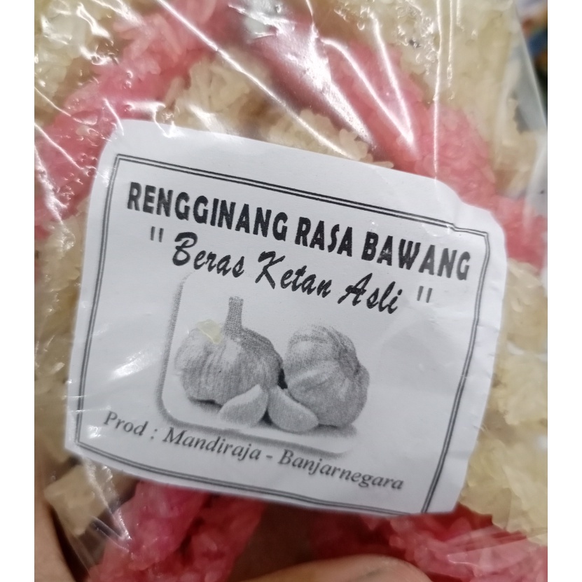 

Rengginang Beras Ketan Asli rasa Bawang