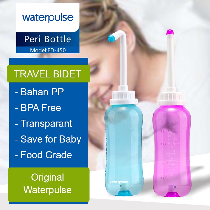 Waterpulse Portabel Travel Bidet/Wash Botol Cebok Travel Semprotan