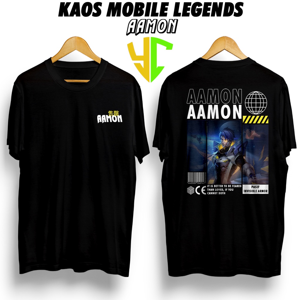 YC Kaos StreetWear Hero ML (AAMON STARLIGHT) Bisa Request Hero, Kaos Pendek Pria Kaos Premium Kaso S