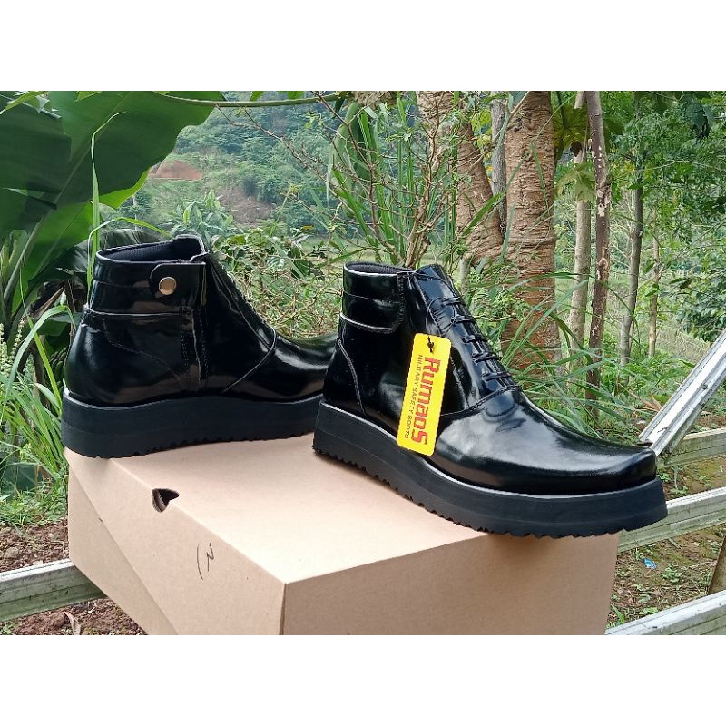 teebaru-sepatu pria outsole tebal 4-5cm/dinas kantoran