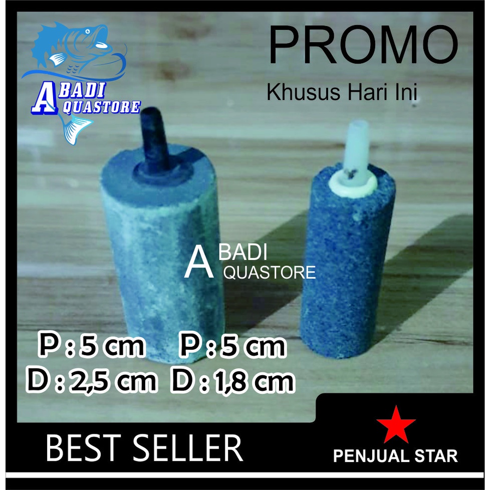 Batu Aerator PANJANG 5 CM - Batu Aerator - Batu Gelembung - Batu Aerasi - Airstone