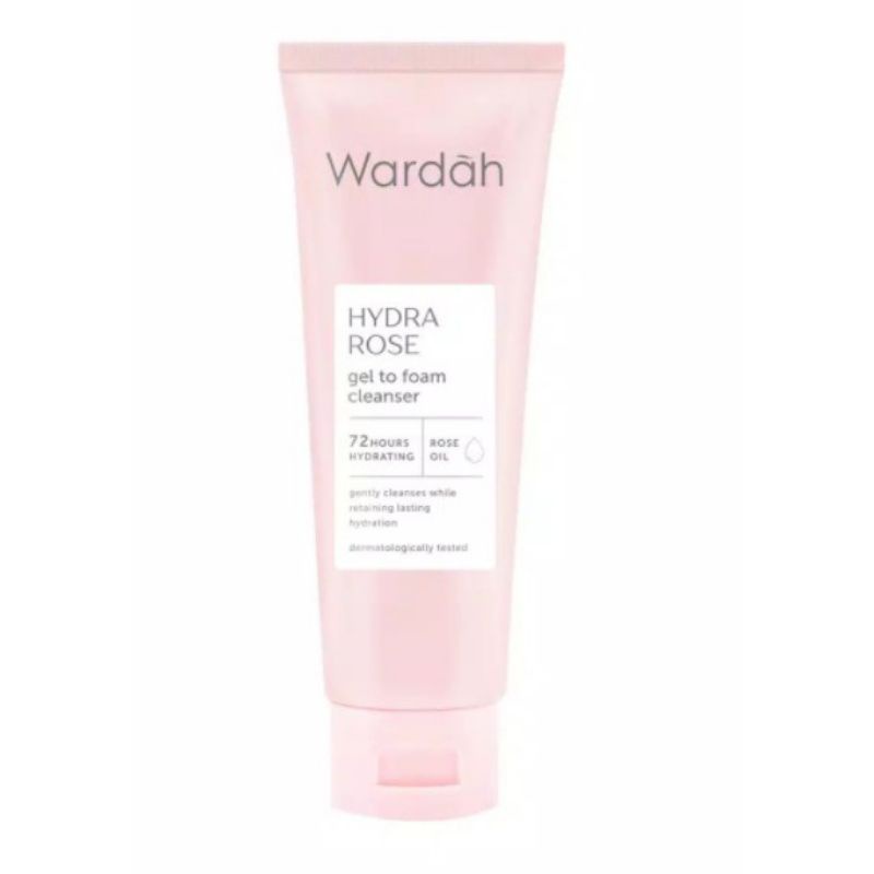 ❤️TOKO SP❤️ WARDAH HYDRA ROSE GEL TO FOAM CLEANSER 100ML / WARDAH HYDRA ROSE FACIAL FOAM 100ML