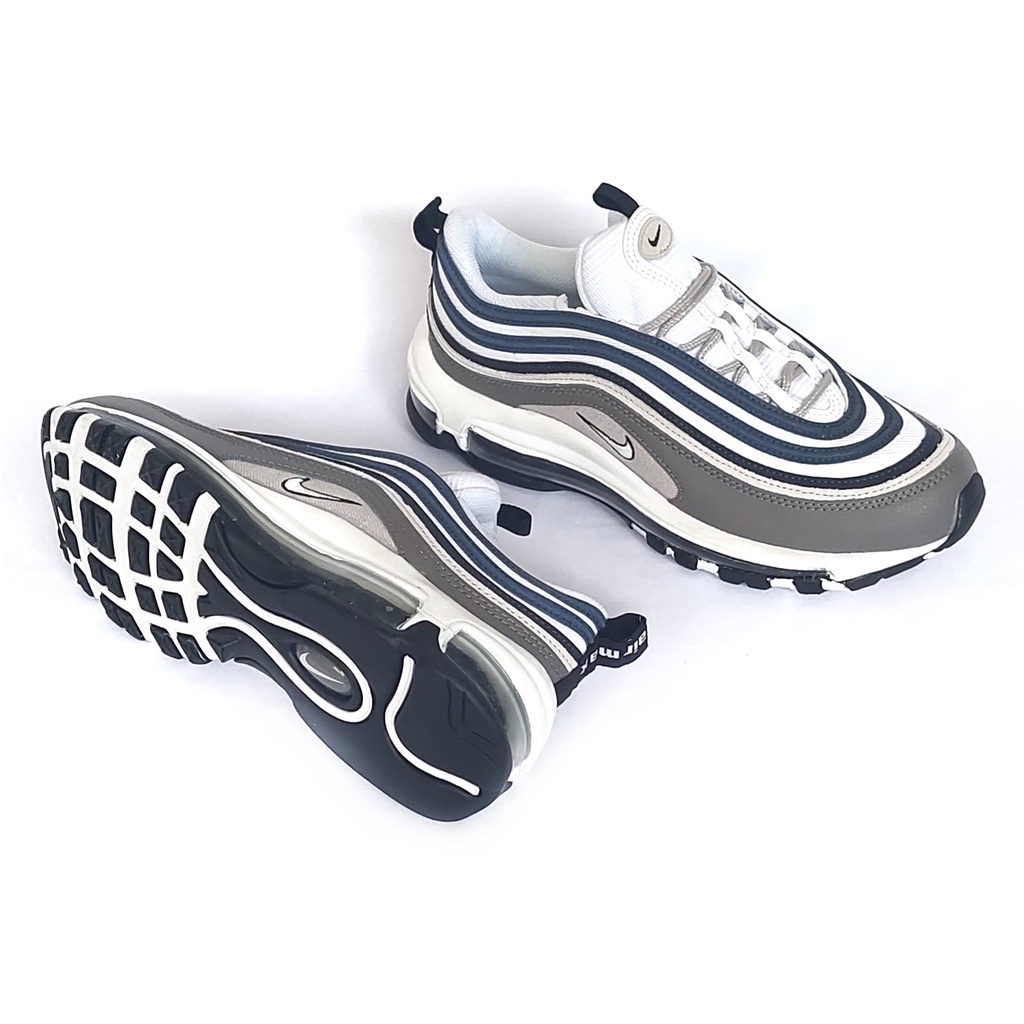 Sepatu Sneakers Pria Nike Air Max 97 Georgetown White Navy Original