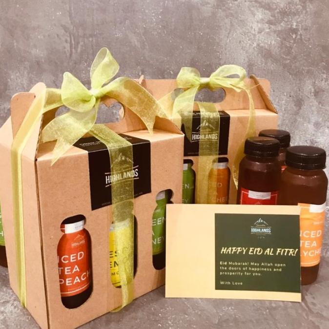 

Lebaran Hampers Set Iced Tea Variety Pack With Custom Note, Gift Pack