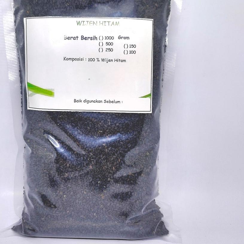 

➶ 1000gr Black Sesame Seed (Wijen Hitam) ☻